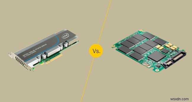 PCIe กับ SATA SSD