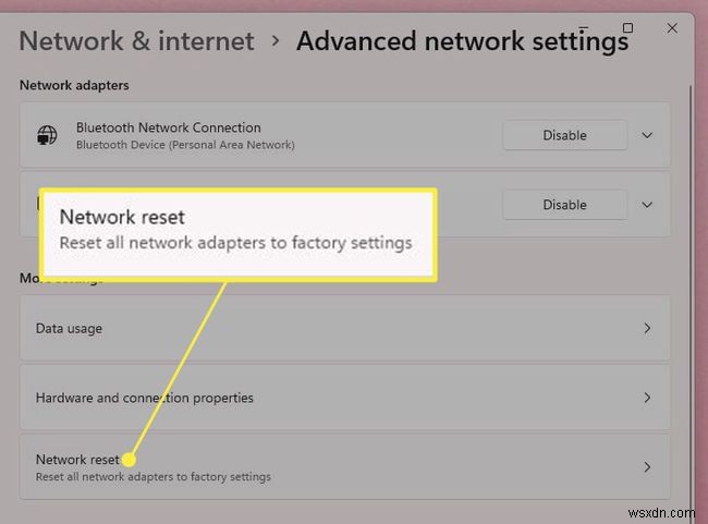 วิธีรีเซ็ตการตั้งค่าเครือข่ายใน Windows 11