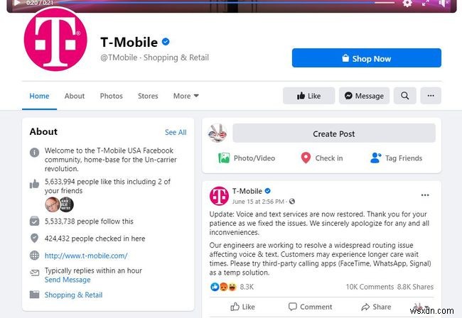 T-Mobile ล่มหรือไม่... หรือเป็นเพียงคุณ