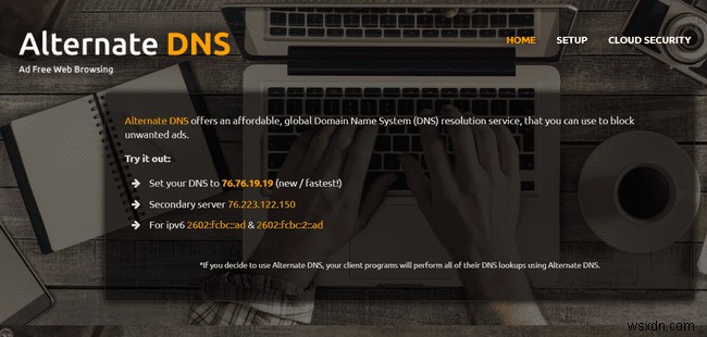 เซิร์ฟเวอร์ DNS สาธารณะและฟรี