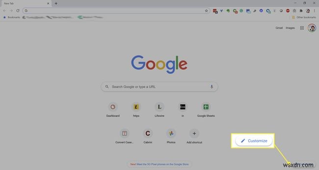 วิธีลบทางลัดแท็บใหม่ใน Google Chrome