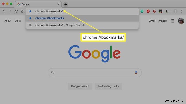 วิธีการลบบุ๊กมาร์กใน Chrome
