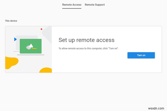การตรวจสอบ Chrome Remote Desktop