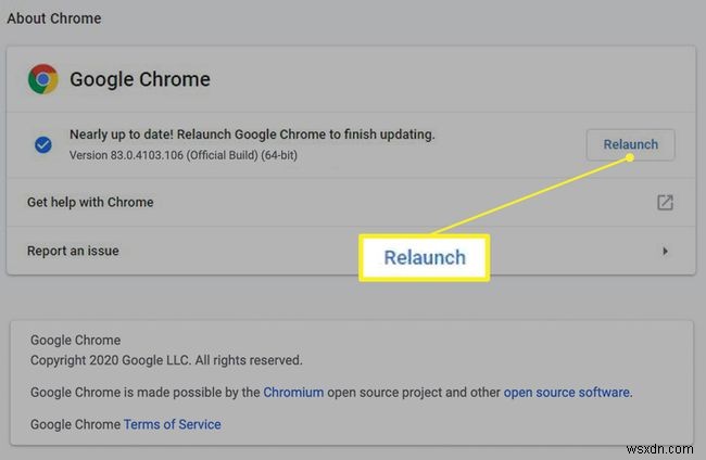 วิธีอัปเดต Chrome