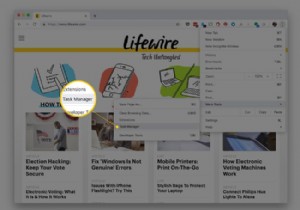 วิธีใช้ตัวจัดการงาน Google Chrome
