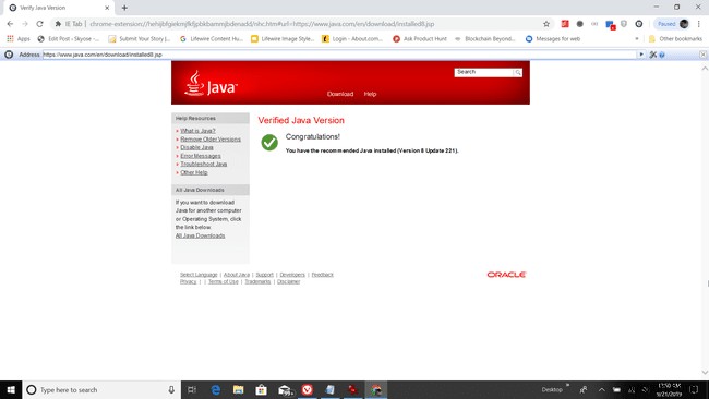 วิธีเปิดใช้งาน Java ใน Chrome