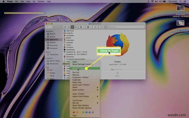 วิธีถอนการติดตั้ง Firefox สำหรับ Mac