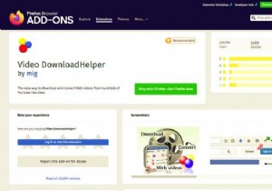 ตัวช่วยดาวน์โหลดวิดีโอสำหรับการตรวจทาน Firefox