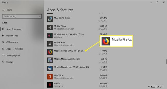 วิธีถอนการติดตั้ง Firefox