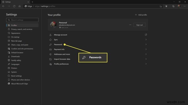 วิธีใช้ตัวจัดการรหัสผ่าน Microsoft Edge