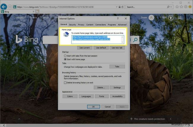 วิธีการเปลี่ยนโฮมเพจของคุณใน Internet Explorer