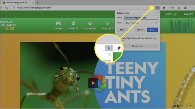 วิธีการเพิ่มเว็บเพจไปยังรายการโปรดใน Microsoft Edge