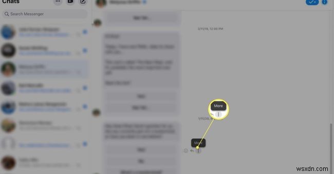 วิธีการลบข้อความบน Facebook Messenger