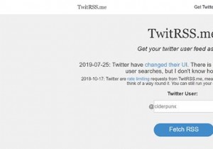 วิธีสร้างฟีด Twitter RSS ของคุณเอง