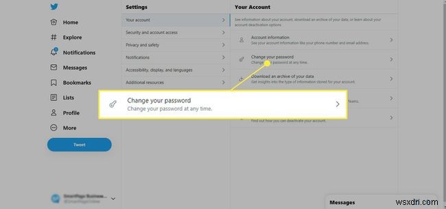วิธีเปลี่ยนรหัสผ่าน Twitter ของคุณ