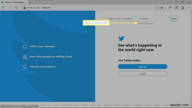 วิธีเปลี่ยนรหัสผ่าน Twitter ของคุณ