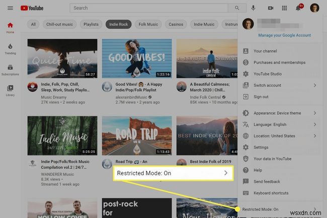 วิธีปิดโหมดที่จำกัดบน YouTube