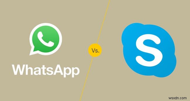WhatsApp กับ Skype