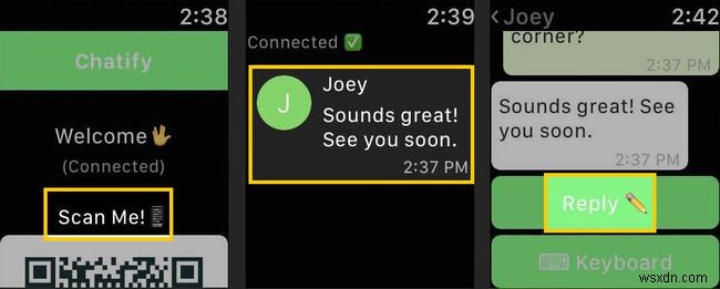 วิธีใช้ WhatsApp บน Apple Watch ของคุณ