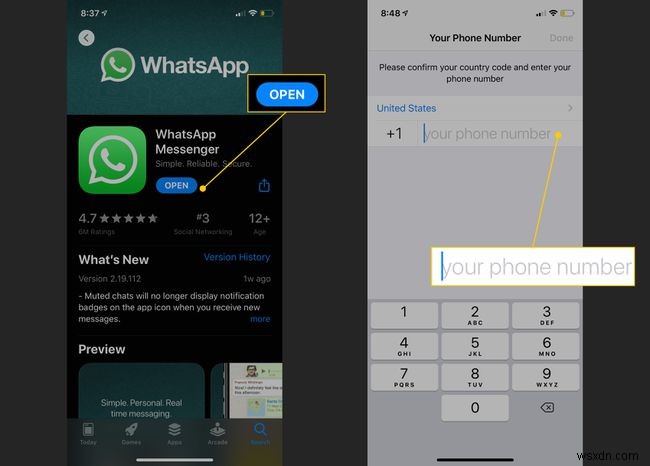 วิธีตั้งค่าและใช้งาน WhatsApp บน iPhone