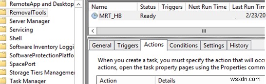 การใช้เครื่องมือลบซอฟต์แวร์ที่เป็นอันตราย (MRT.exe) บน Windows