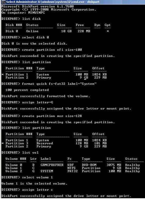 วิธีการคืนค่าพาร์ติชันระบบ EFI ที่ถูกลบใน Windows 10