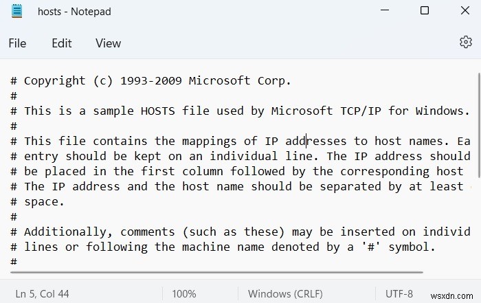 ไฟล์ Windows Hosts คืออะไรและจะแก้ไขอย่างไร