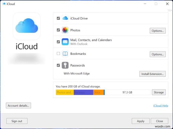 วิธีใช้พวงกุญแจ iCloud บน Windows