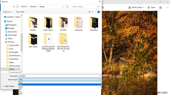 วิธีการแปลง HEIC เป็น JPG ใน Windows