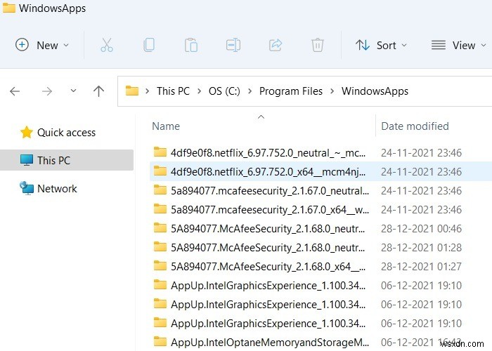 วิธีเข้าถึงโฟลเดอร์ WindowsApps ใน Windows