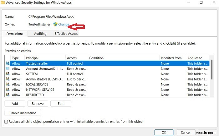 วิธีเข้าถึงโฟลเดอร์ WindowsApps ใน Windows