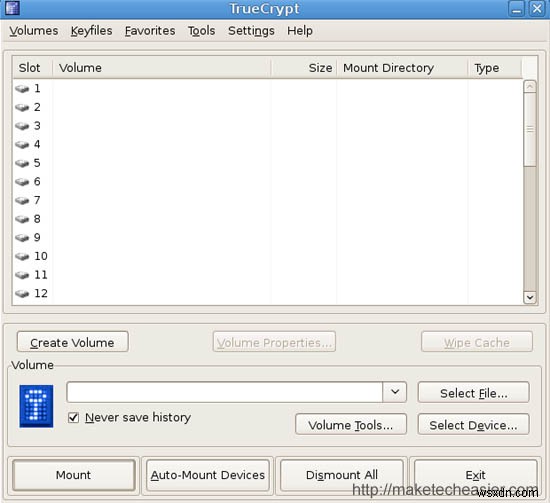 TrueCrypt:เข้ารหัสข้อมูลของคุณด้วยวิธีง่ายๆ