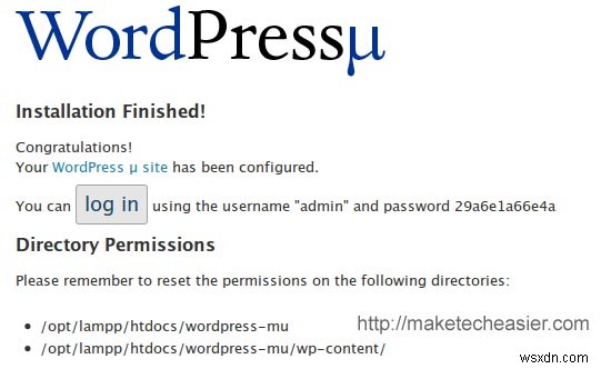 วิธีการติดตั้ง WordPress MU ใน Windows Localhost (ด้วย XAMPP)