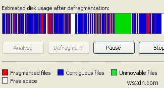 ไฟล์ระบบ Defrag โดยใช้ PageDefrag