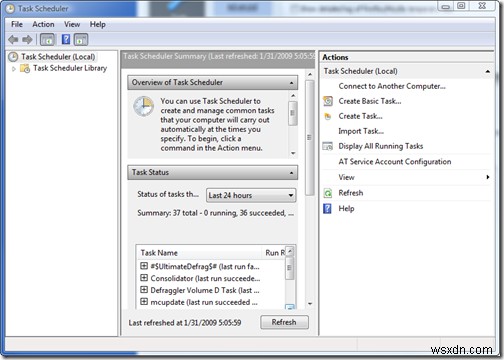 วิธีการล้าง Windows Vista อัตโนมัติด้วย CCleaner