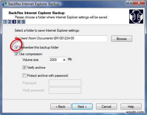 วิธีสำรองข้อมูลการตั้งค่า Internet Explorer ด้วย BackRex