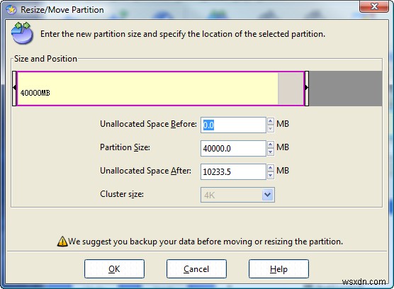 วิธีการปรับขนาดพาร์ติชั่นของคุณด้วย EASEUS Partition Manager