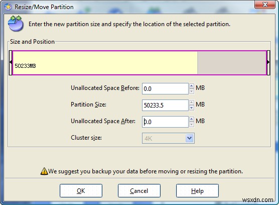 วิธีการปรับขนาดพาร์ติชั่นของคุณด้วย EASEUS Partition Manager