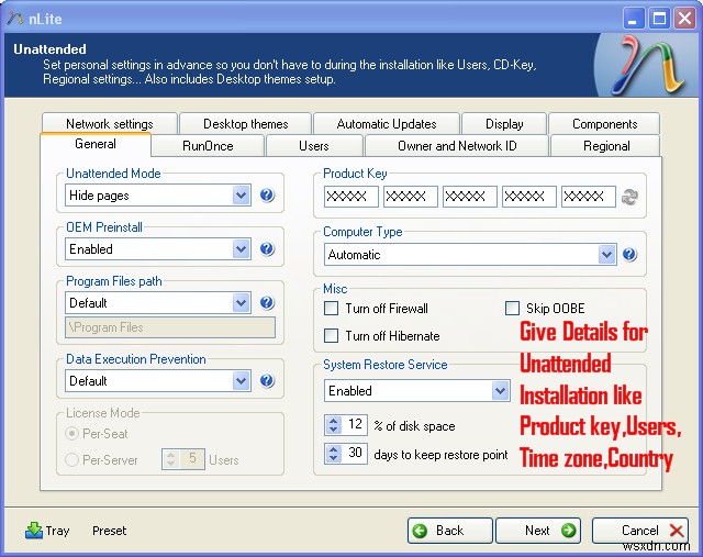 ปรับแต่งการติดตั้ง Windows ด้วย nlite