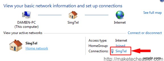 วิธีแชร์การเชื่อมต่อไร้สาย 3G ใน Windows 7