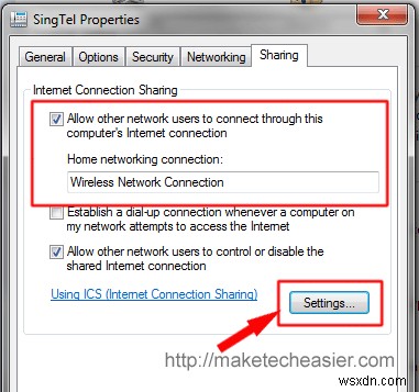 วิธีแชร์การเชื่อมต่อไร้สาย 3G ใน Windows 7