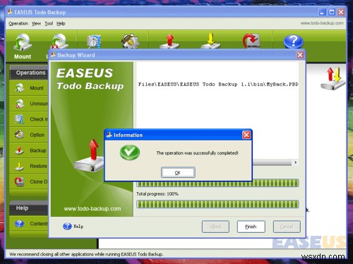 สำรองข้อมูล Windows ของคุณอย่างง่ายดายด้วย Easeus Todo Backup