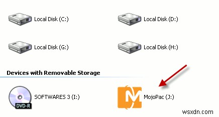 Mojopack ช่วยให้คุณสามารถพกพา Windows XP ของคุณในไดรฟ์ USB