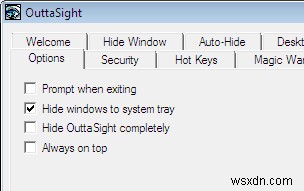 วิธีซ่อนโปรแกรม Windows ที่ทำงานอยู่และ Windows ที่ใช้งานอยู่