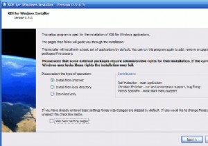 วิธีการติดตั้ง KDE ใน Windows