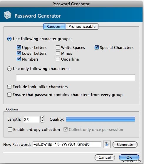 ปกป้องรหัสผ่านของคุณด้วย KeePassX