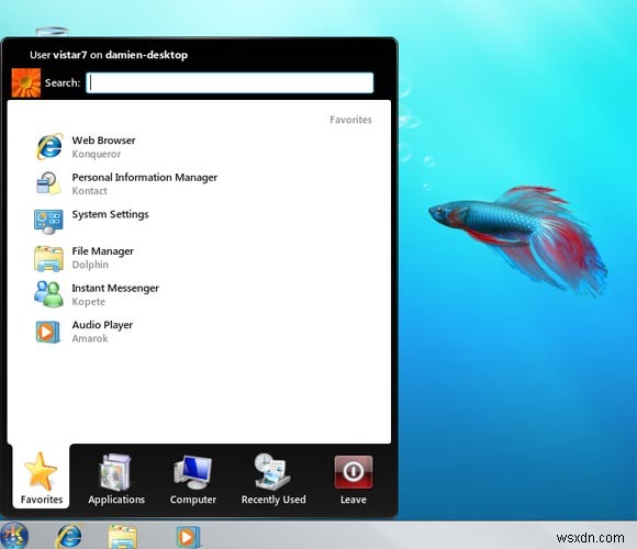 เปลี่ยน Kubuntu Jaunty เป็น Windows 7 ใน 3 ขั้นตอนง่ายๆ