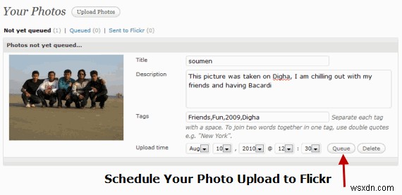 วิธีกำหนดเวลาอัปโหลดรูปภาพไปยังบัญชี Flickr ของคุณ