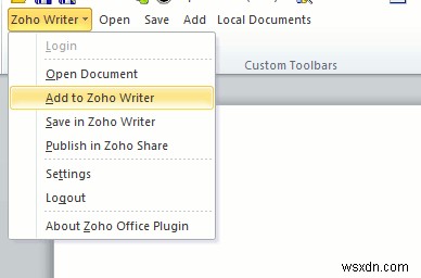 วิธีซิงค์เอกสาร MS Office ของคุณกับแอป Office ออนไลน์ (Google Docs, Zoho, Office Live)