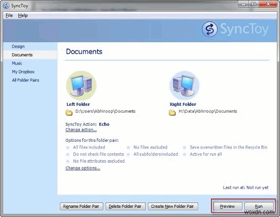 SyncToy:เครื่องมือสำรอง/ซิงค์ข้อมูลของ Windows ที่มีประโยชน์อีกอย่างหนึ่ง